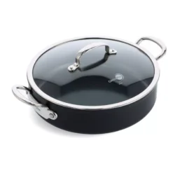 BARCELONA Pro Sauteuse Aluminium Revêtement Céramique Avec Couvercle GreenPan D30 Nouveau Modèle