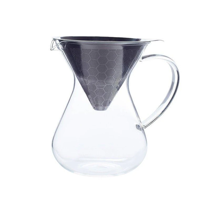 Cafetière Manuelle Filtre Permanent Inox 300 Ml 2 Cafetière Manuelle Filtre Permanent Inox 300 Ml – Image 2
