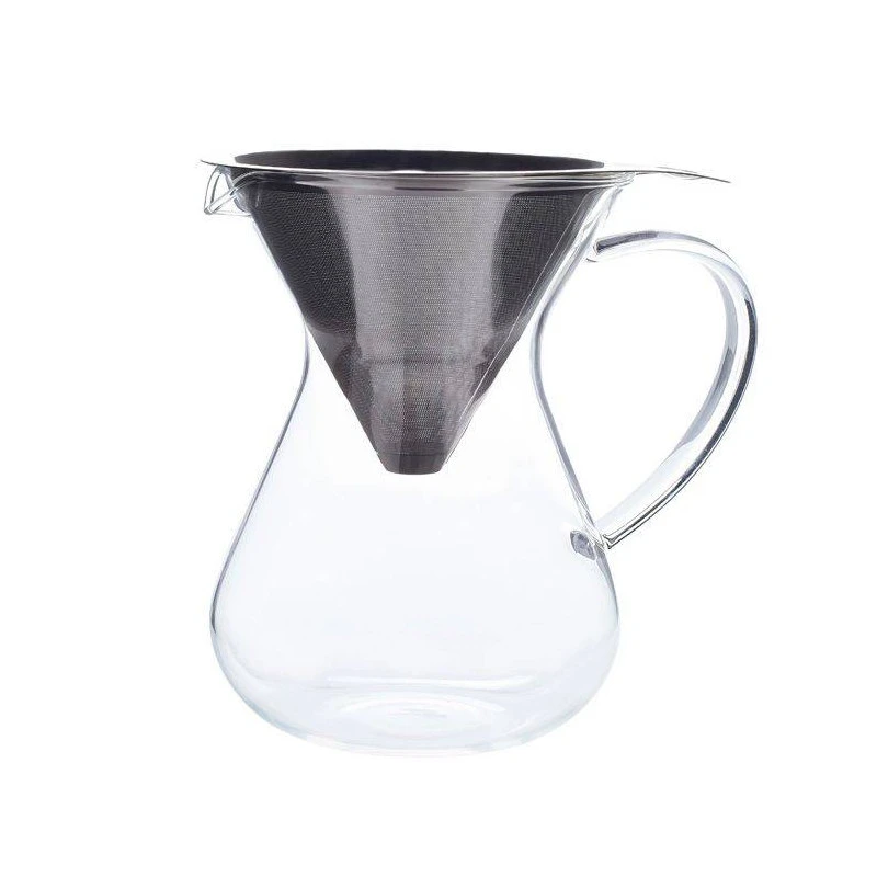 Cafetière Manuelle Filtre Permanent Inox 300 Ml 3 Cafetière Manuelle Filtre Permanent Inox 300 Ml – Image 3