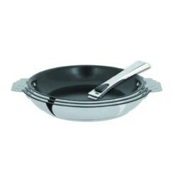 CASTELINE Poêle Amovible Inox Multiply Revêtement Exceliss+ CRISTEL D24 -BEKA Soldes Magasin casteline poele amovible inox revetue multiply cristel d24 6