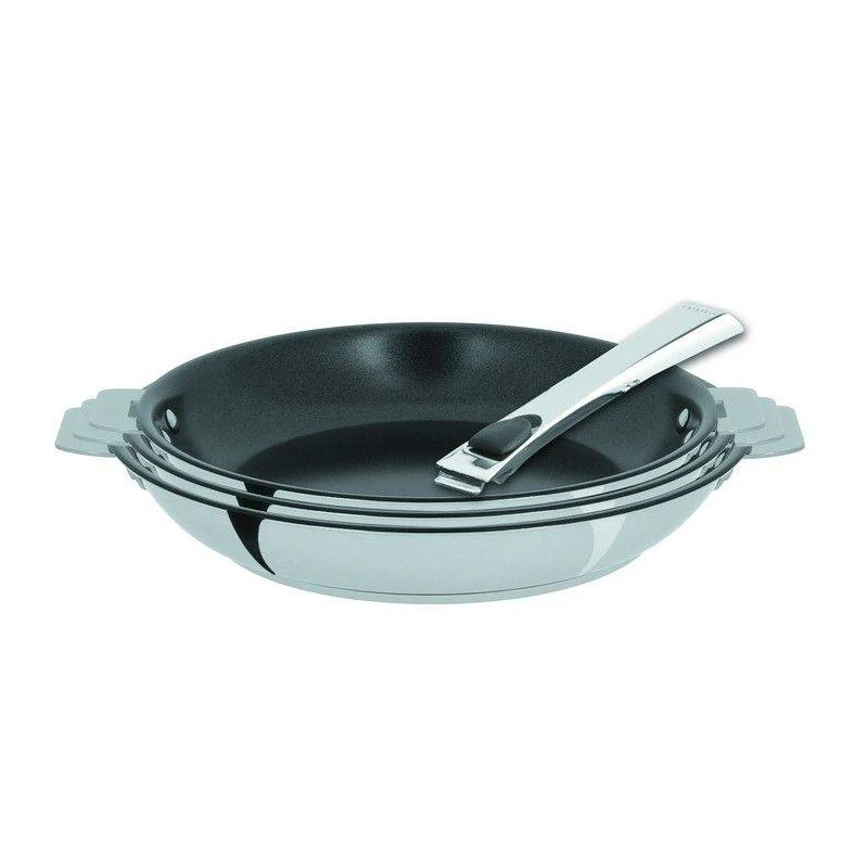 CASTELINE Poêle Amovible Inox Multiply Revêtement Exceliss+ CRISTEL D28 7 CASTELINE Poêle Amovible Inox Multiply Revêtement Exceliss+ CRISTEL D28 – Image 7