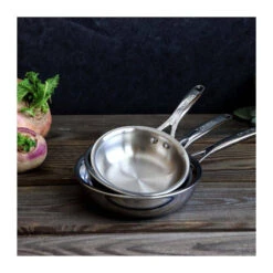 Castel´Pro Mini Poêle Creuse Sautoir Inox CRISTEL D12