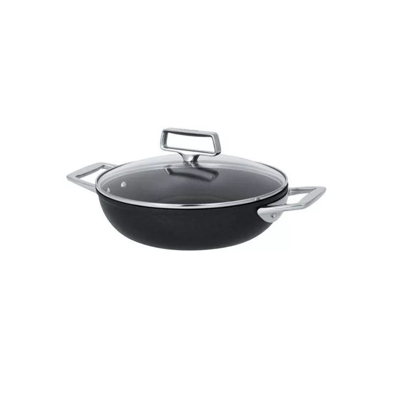 Castel´Pro Sauteuse Inox Revêtue 2 Anses Couvercle Verre Exceliss + CRISTEL D24 8 Castel´Pro Sauteuse Inox Revêtue 2 Anses Couvercle Verre Exceliss + CRISTEL D24 – Image 8