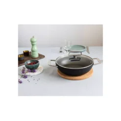 Castel´Pro Sauteuse Inox Revêtue 2 Anses Couvercle Verre Exceliss + CRISTEL D28 13 Castel´Pro Sauteuse Inox Revêtue 2 Anses Couvercle Verre Exceliss + CRISTEL D28 -BEKA Soldes Magasin castelpro sauteuse inox revetue 2 anses couvercle verre exceliss cristel d28 5