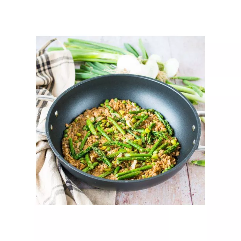 Castel´Pro Sauteuse Inox Revêtue 2 Anses Couvercle Verre Exceliss + CRISTEL D28 8 Castel´Pro Sauteuse Inox Revêtue 2 Anses Couvercle Verre Exceliss + CRISTEL D28 – Image 8