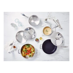 CHEF Cocotte Inox 2 Anses + Couvercle Inox BEKA D28 -BEKA Soldes Magasin chef cocotte inox 2 anses couvercle inox beka d28 11