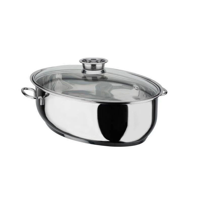 Cocotte Daubière Double Rôtissoire Inox Induction 38 X 25 GSW 3 Cocotte Daubière Double Rôtissoire Inox Induction 38 X 25 GSW – Image 3