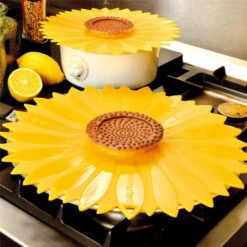 Couvercle En Silicone Sunflower Charles VIANCIN D20 Cm -BEKA Soldes Magasin couvercle en silicone sunflower charles viancin d20 cm 10