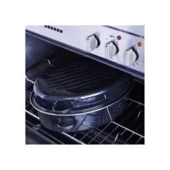 DAUBIERE Rôtissoire Cocotte Roaster Ovale Acier Emaillé BAUMALU NOIR D42 -BEKA Soldes Magasin daubiere rotissoire cocotte roaster ovale acier emaille baumalu noir d42 5