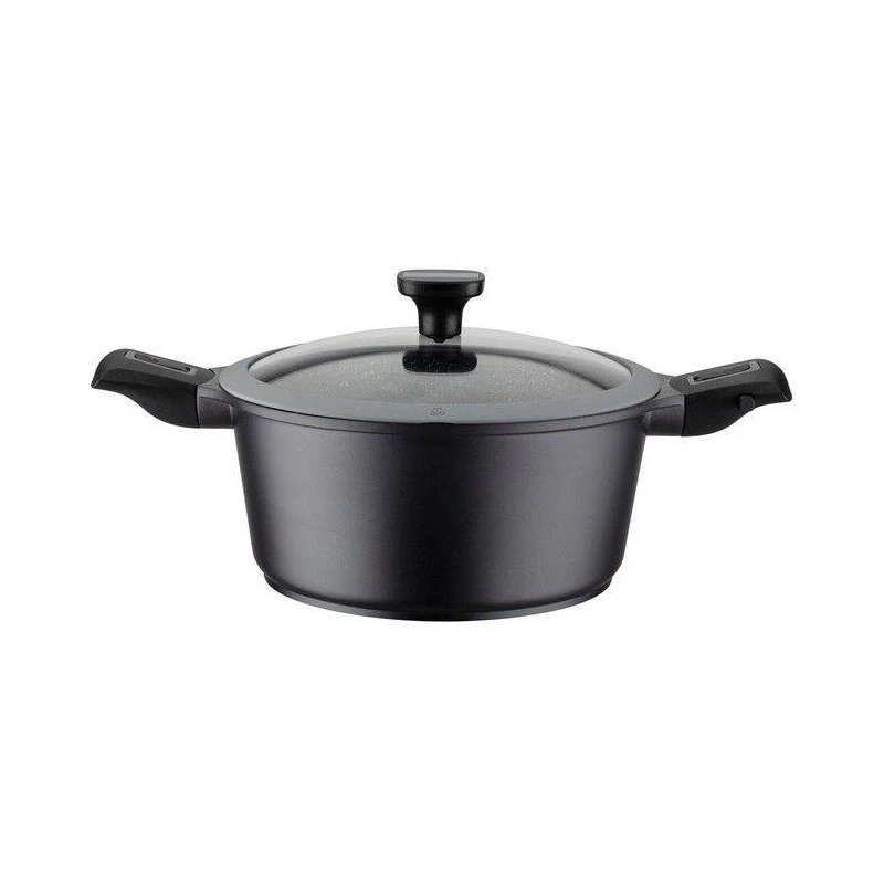 EASY CLICK Faitout Fonte Aluminium Aspect Pierre Poignées Amovibles Induction GSW D20 2 EASY CLICK Faitout Fonte Aluminium Aspect Pierre Poignées Amovibles Induction GSW D20 – Image 2