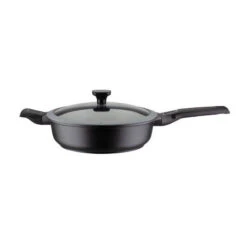 EASY CLICK Sauteuse Fonte Aluminium Aspect Pierre Manche Amovible Induction D28 -BEKA Soldes Magasin easy click sauteuse fonte aluminium aspect pierre manche amovible induction d28 3