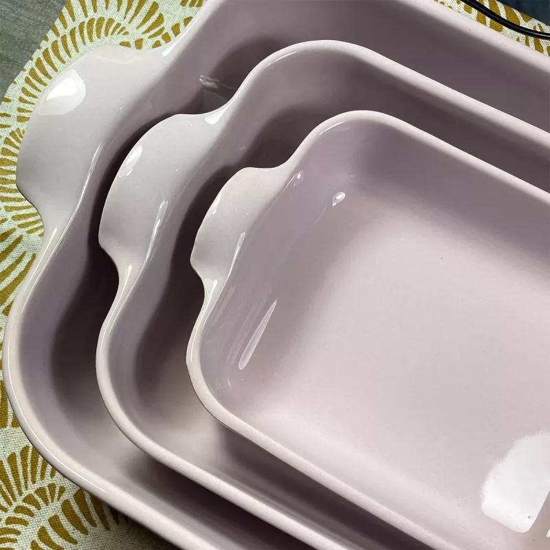 GOURMANDE Plat à Four En Céramique Rectangle 25x17 BRETAGNE CERAMIQUE INDUSTRIE Parme 3 GOURMANDE Plat à Four En Céramique Rectangle 25x17 BRETAGNE CERAMIQUE INDUSTRIE Parme – Image 3