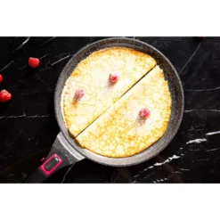 Granit PRO Crêpière Fonte Aluminium Revêtement Céramique Manche Amovible Induction D28