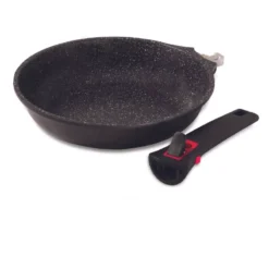 Granit PRO Poêle Fonte Aluminium Revêtement Céramique Manche Amovible Induction D28 -BEKA Soldes Magasin granit pro poele fonte aluminium revetement ceramique manche amovible induction d28 1