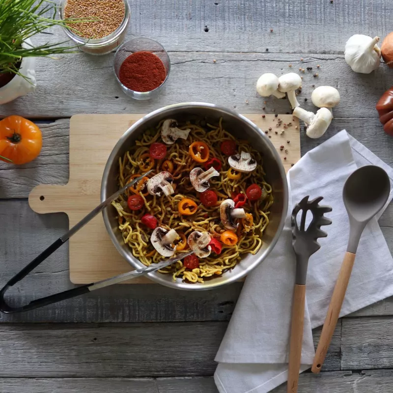 IRIS Poêle Inox Amovible Induction Menastyl D28 4 IRIS Poêle Inox Amovible Induction Menastyl D28 – Image 4