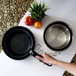 IRIS Poêle Revêtue Amovible Induction Menastyl D24 -BEKA Soldes Magasin iris poele revetue amovible induction menastyl d24 2