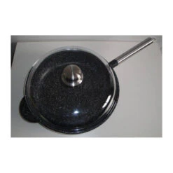 JULIENNE GRANIT Sauteuse En Fonte Aluminium Aspect Pierre Avec Couvercle Et Manche Amovible INDUCTION D24 -BEKA Soldes Magasin julienne granit sauteuse en fonte aluminium aspect pierre avec couvercle et manche amovible induction d24 2