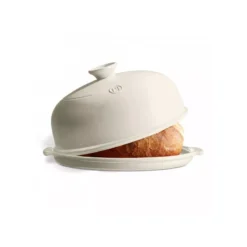 LE PAIN Coffret Cloche Moule à Pain Les Secrets D´Emile HENRY Coloris Lin