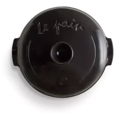 LE PAIN Coffret Cloche Moule à Pain Les Secrets D´Emile HENRY NOIR Fusain VPC