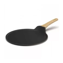 L´incroyable Crêpière Poêle à Crêpes Plancha Cookut Revêtement Céramique 26 Cm - Noir Graphite
