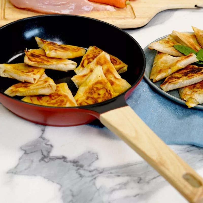 L´incroyable Poêle Cookut Revêtement Céramique 16 Cm - Bleu Myrtille 4 L´incroyable Poêle Cookut Revêtement Céramique 16 Cm - Bleu Myrtille – Image 4