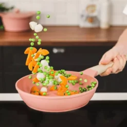 L´incroyable Poêle Cookut Revêtement Céramique 16 Cm - Rose Guimauve