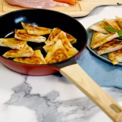 L´incroyable Poêle Cookut Revêtement Céramique 28 Cm - Rouge Passion