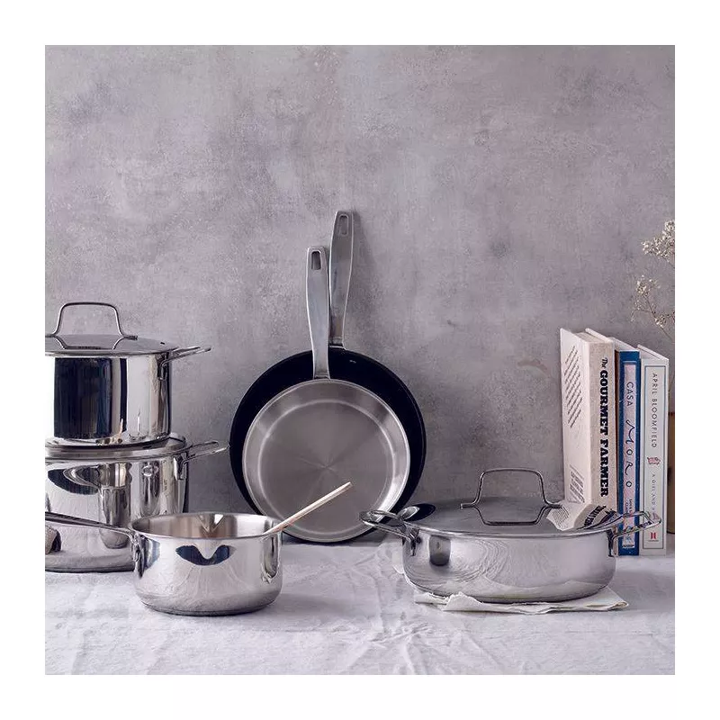 MAESTRO Poêle Creuse Sautoir Inox BEKA D20 SC 2 MAESTRO Poêle Creuse Sautoir Inox BEKA D20 SC – Image 2