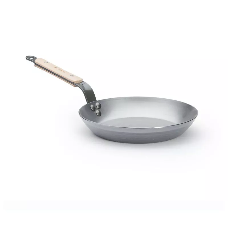 MINERAL B Bois Poêle Ronde Induction En Tôle D´acier Cire D´abeille De BUYER D28 Cm 4 MINERAL B Bois Poêle Ronde Induction En Tôle D´acier Cire D´abeille De BUYER D28 Cm – Image 4