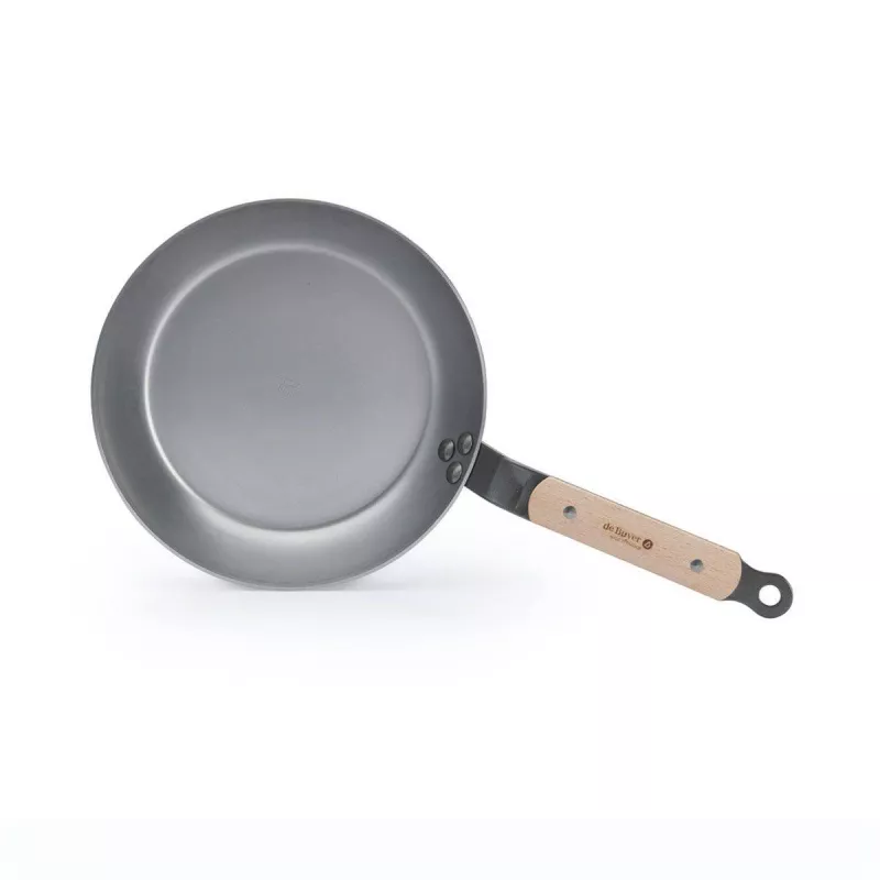 MINERAL B Bois Poêle Ronde Induction En Tôle D´acier Cire D´abeille De BUYER D28 Cm 5 MINERAL B Bois Poêle Ronde Induction En Tôle D´acier Cire D´abeille De BUYER D28 Cm – Image 5