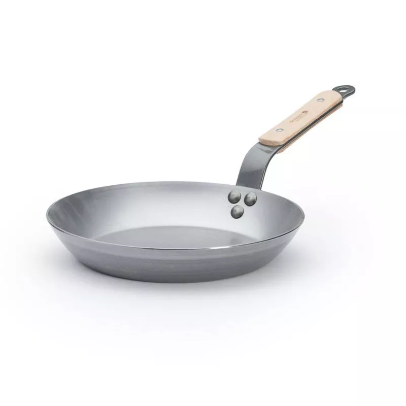 MINERAL B Bois Poêle Ronde Induction En Tôle D´acier Cire D´abeille De BUYER D28 Cm 8 MINERAL B Bois Poêle Ronde Induction En Tôle D´acier Cire D´abeille De BUYER D28 Cm – Image 8