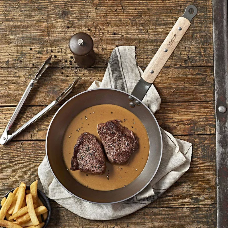 MINERAL B Bois Poêle Ronde Induction En Tôle D´acier Cire D´abeille De BUYER D28 Cm 9 MINERAL B Bois Poêle Ronde Induction En Tôle D´acier Cire D´abeille De BUYER D28 Cm – Image 9