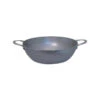 MINERAL Sauteuse Paysanne Bombée à Bord Haut En Tôle D´acier Cire D´abeille De BUYER 2 Anses D 32 Cm