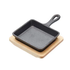 Kitchen Craft Mini Poêle Fonte Rectangle Service Avec Planche En Bois SC -BEKA Soldes Magasin mini poele fonte rectangle service avec planche en bois 2