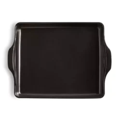 Moule à Focaccia Plat à Four En Céramique Rectangle Emile HENRY Noir Fusain -BEKA Soldes Magasin moule a focaccia plat a four en ceramique rectangle emile henry noir fusain 2
