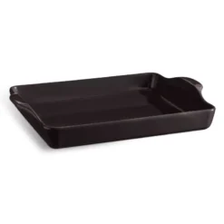 Moule à Focaccia Plat à Four En Céramique Rectangle Emile HENRY Noir Fusain -BEKA Soldes Magasin moule a focaccia plat a four en ceramique rectangle emile henry noir fusain 6