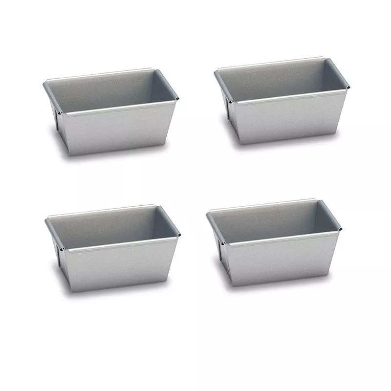 Moule à Mini Cake Antiadhérent Patisse 9 Cm - Lot De 4 1 Moule à Mini Cake Antiadhérent Patisse 9 Cm - Lot De 4