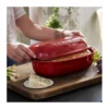 Moule à Pain ARTISAN Rectangulaire D´Emile HENRY Rouge Grand Cru VPC