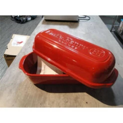 Moule à Pain De Campagne Rectangulaire D´Emile HENRY Rouge Grand Cru VPC