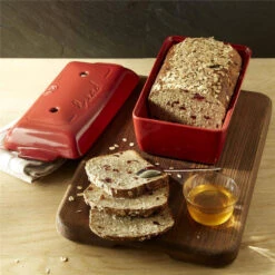 Moule à Pain Moulé Rectangulaire D´Emile HENRY Rouge Grand Cru VPC -BEKA Soldes Magasin moule a pain moule rectangulaire demile henry rouge grand cru vpc 3