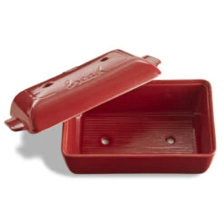 Moule à Pain Moulé Rectangulaire D´Emile HENRY Rouge Grand Cru VPC -BEKA Soldes Magasin moule a pain moule rectangulaire demile henry rouge grand cru vpc 5