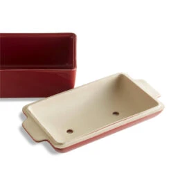 Moule à Pain Moulé Rectangulaire D´Emile HENRY Rouge Grand Cru VPC -BEKA Soldes Magasin moule a pain moule rectangulaire demile henry rouge grand cru vpc 6