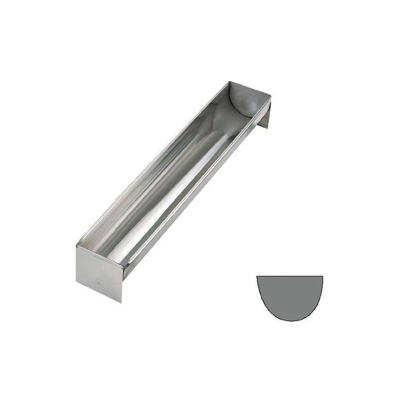 Moule Gouttière à Bûche Inox Patisse L30 1 Moule Gouttière à Bûche Inox Patisse L30