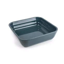 ONDINE Plat à Four En Céramique Carré 23 Cm BRETAGNE CERAMIQUE INDUSTRIE Bleu Prusse