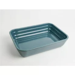 ONDINE Plat à Four Rectangle 23 Cm BRETAGNE CERAMIQUE Bleu De Prusse