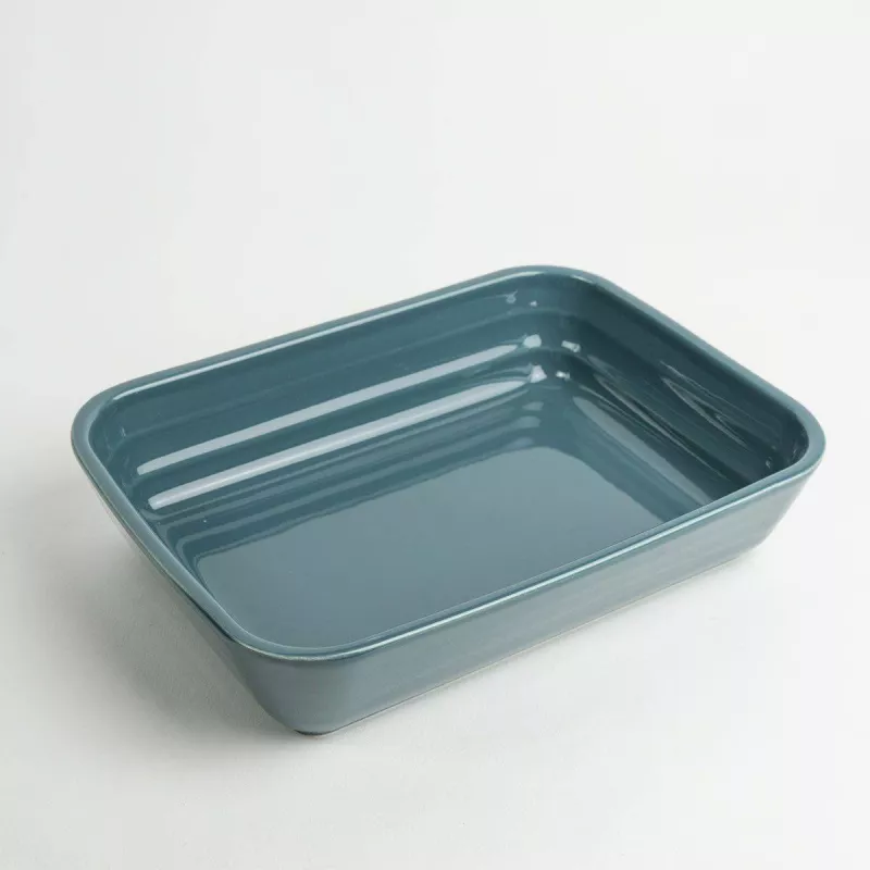 ONDINE Plat à Four Rectangle 28cm BRETAGNE CERAMIQUE Bleu De Prusse 1 ONDINE Plat à Four Rectangle 28cm BRETAGNE CERAMIQUE Bleu De Prusse