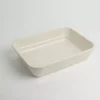 ONDINE Plat à Four Rectangle 28cm BRETAGNE CERAMIQUE Ecru
