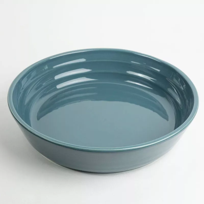 ONDINE Plat Rond D28cm BRETAGNE CERAMIQUE INDUSTRIE Bleu De Prusse 1 ONDINE Plat Rond D28cm BRETAGNE CERAMIQUE INDUSTRIE Bleu De Prusse