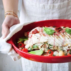 Papillote Plat à Four Poisson Emile HENRY Rouge Grand Cru -BEKA Soldes Magasin papillote plat a four poisson emile henry rouge grand cru 5