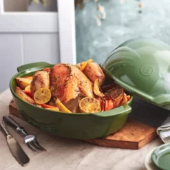 Petite Brique à Rôtir Plat à Poulet Emile HENRY Noir Fusain -BEKA Soldes Magasin petite brique a rotir plat a poulet emile henry noir fusain p 1